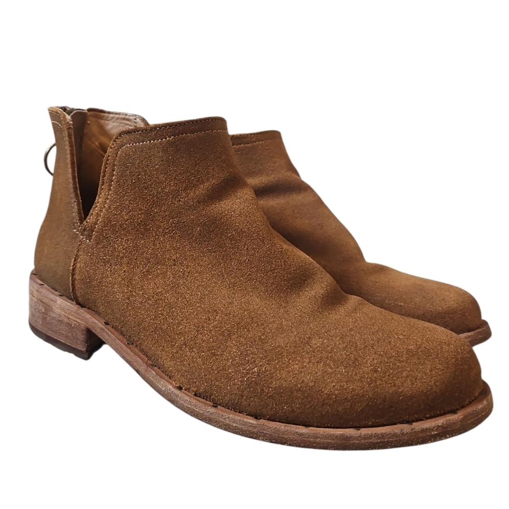 beek Chesnut Suede Falcon Ankle Booties Boots 8.5